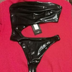 Black tube bodysuit
